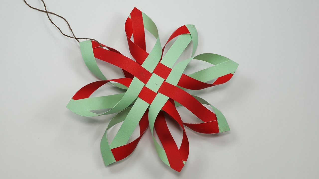 Paper Snowflakes - How to Make Paper Snowflakes for DIY Christmas Decorations