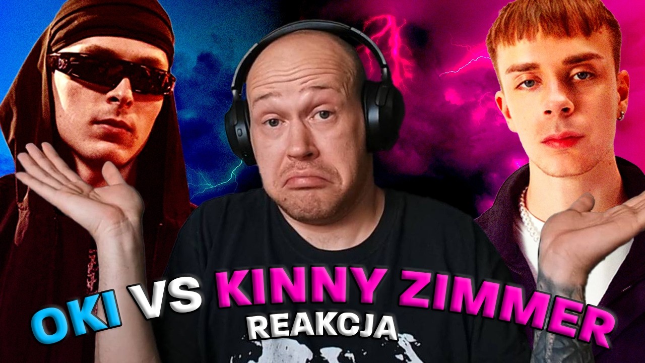 OKI vs. KINNY ZIMMER - 24/7 + Odpowiedź🎧SkopzzoR REAKCJA