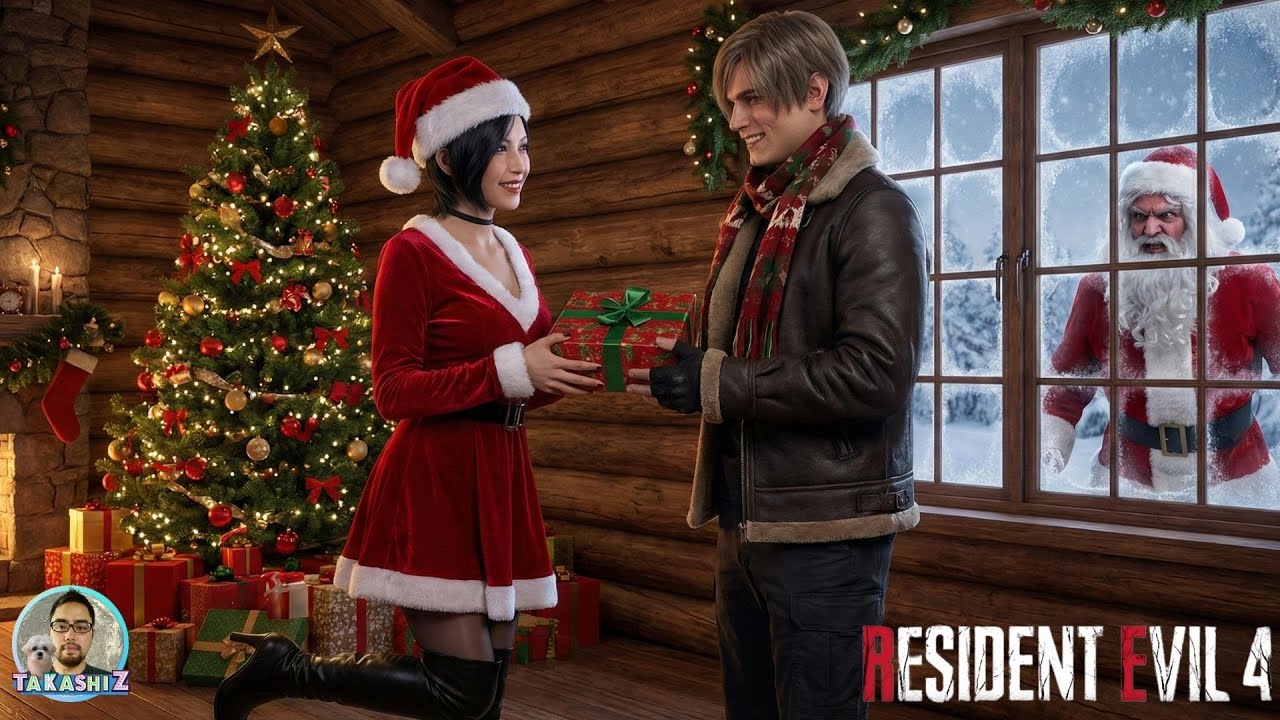 O QUE A ADA WONG FEZ PARA CONSEGUIR O PRESENTE DE NATAL DO LEON.... (Deu Ruim?)