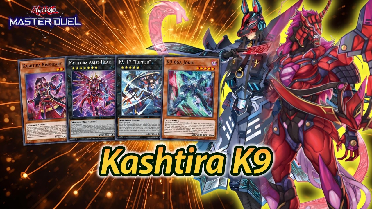Kashtira K9 Deck Master Duel | Power of Rank 7&5 Xyz Lock Zone Ranked Gameplay