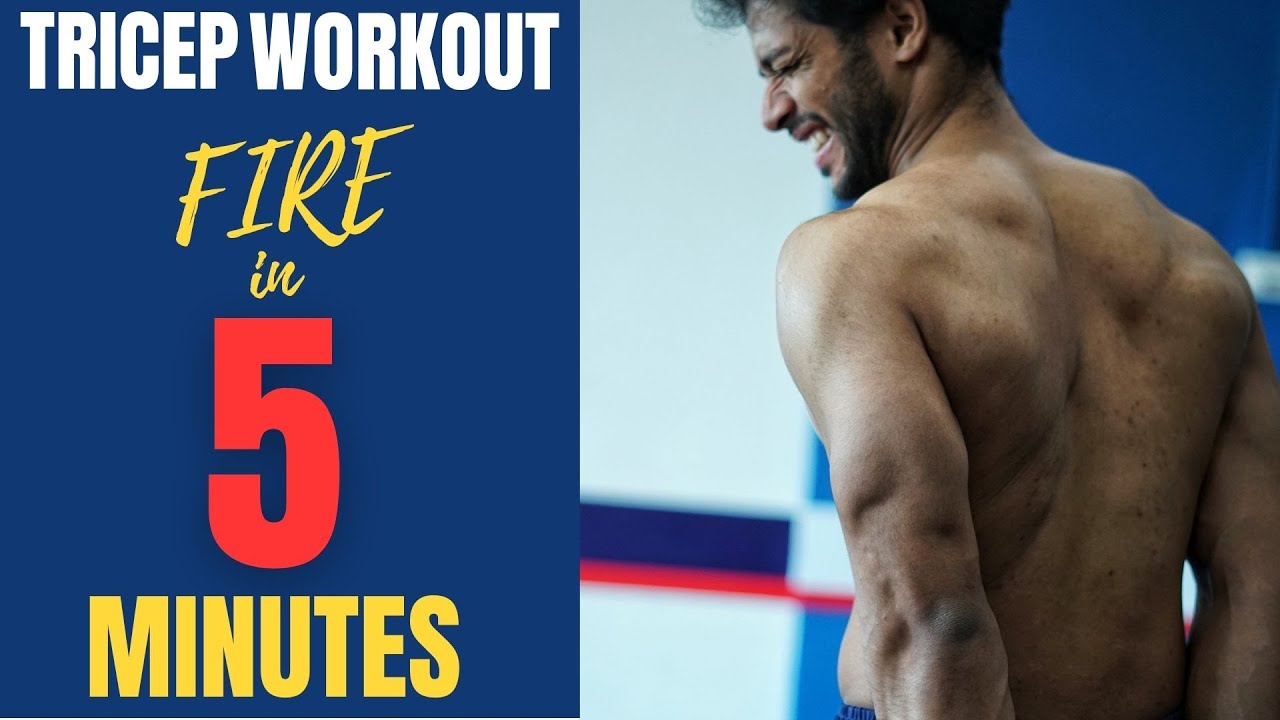 Triceps workout for GROWTH: FIRE in 5 minutes!