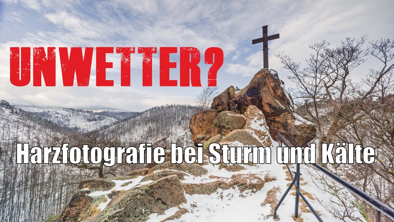 Winter über dem Ilsetal – Harzfotografie bei Sturm und Kälte