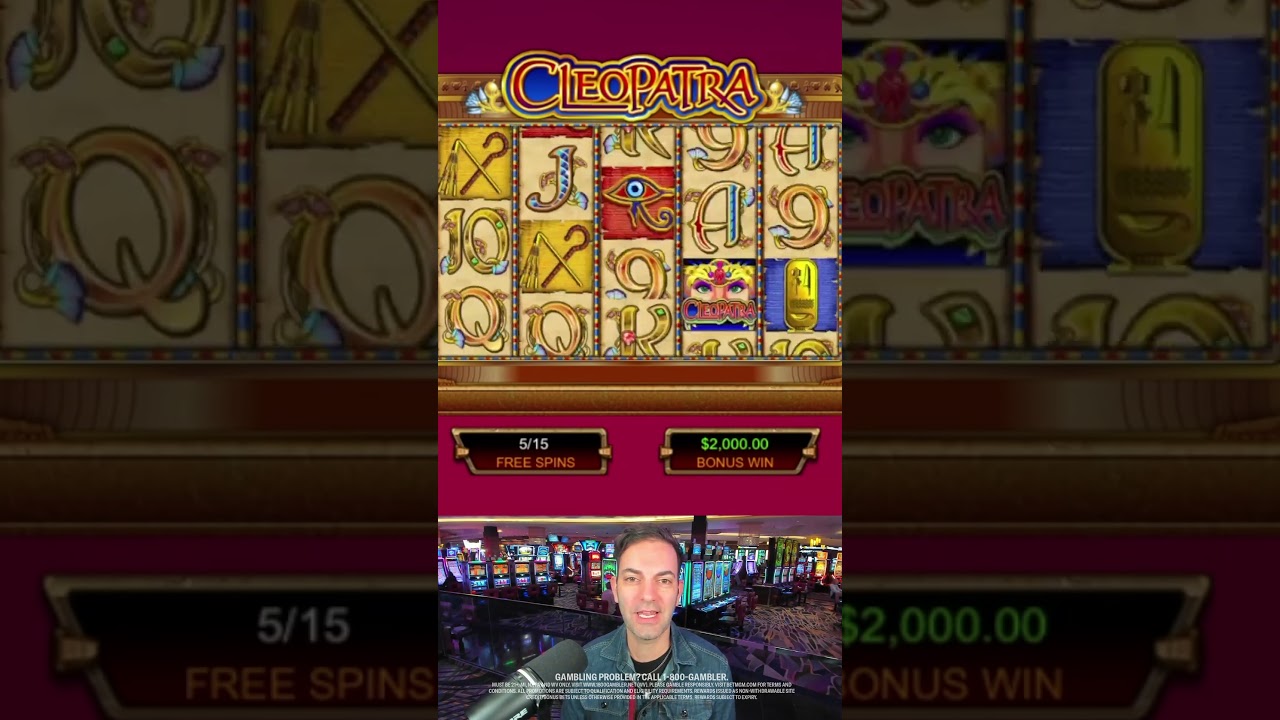 $10,000 WIN on Cleopatra BONUS!