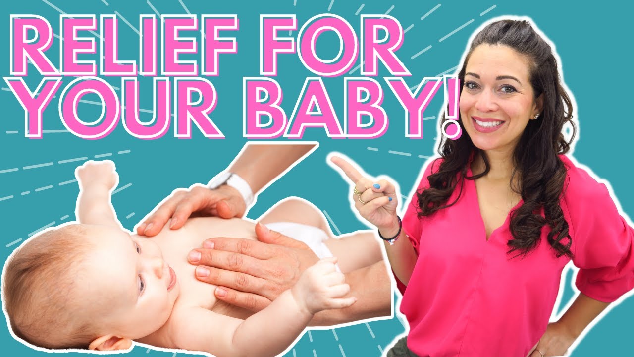 How to help a gassy baby sleep better at night | Infant gas relief home remedy exercises