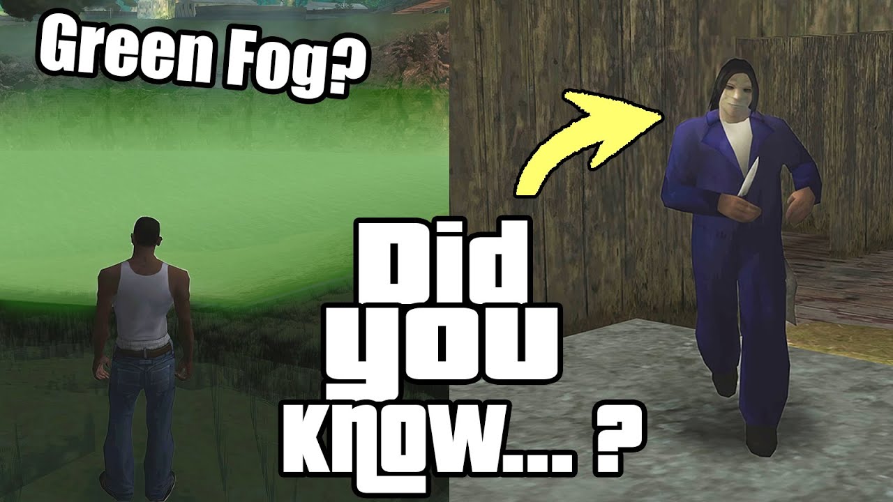 Myths and Legends in GTA San Andreas (Michael Myers, Green Fog | Secrets and Facts 54)