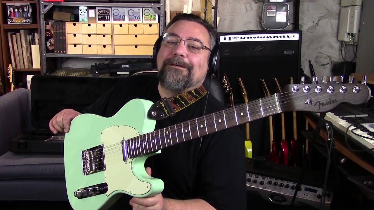 Fender American Standard Limited Edition Telecaster с грифом из палисандра цвета Surf Green