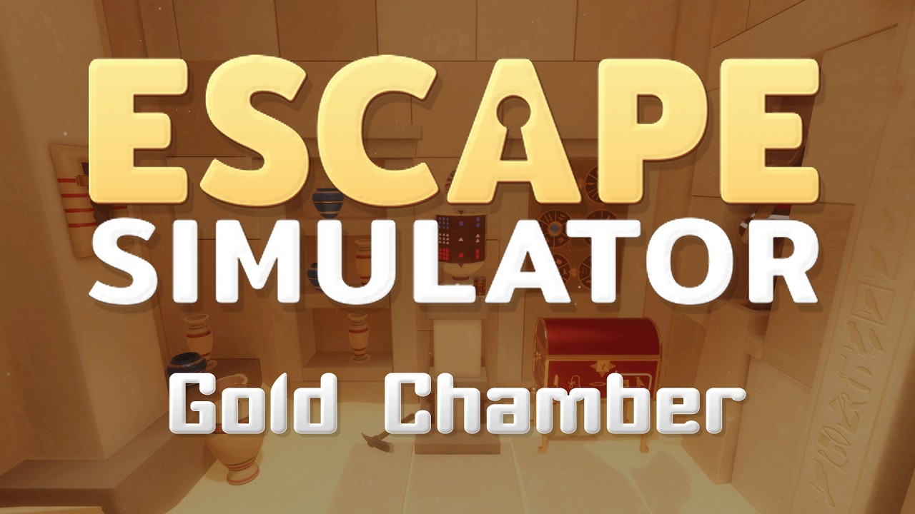 Gold Chamber | Labyrinth of Egypt | All Tokens | Escape Simulator