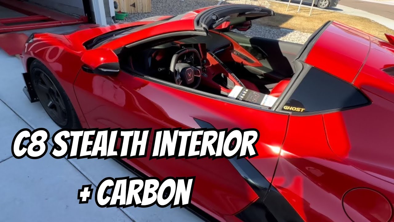 C8 corvette stealth interior option and Carbon Fiber package