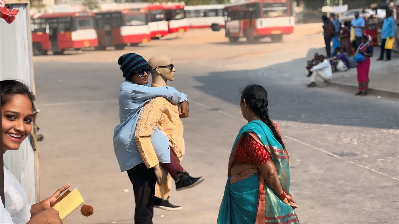బొమ్మ మీద్ద prank🙆🙆