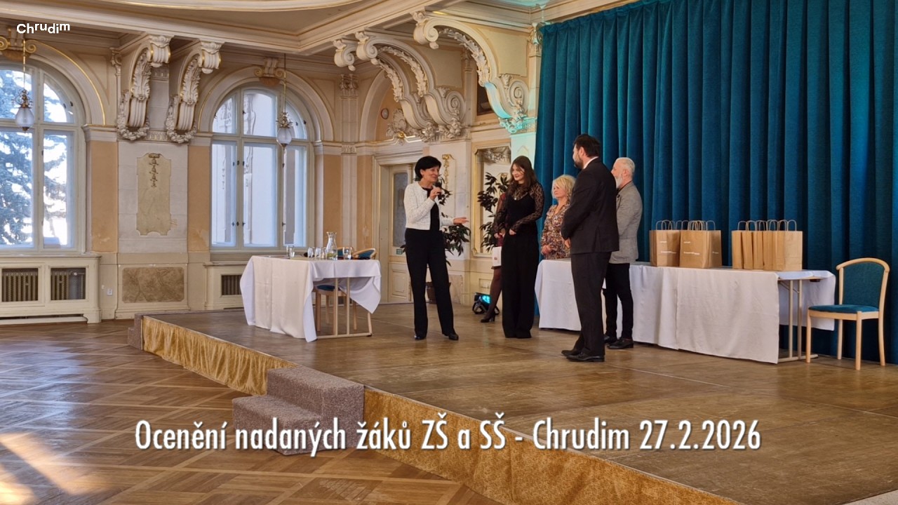 Ocenění nadaných žáků ZŠ a SŠ - Chrudim  27.2.2026