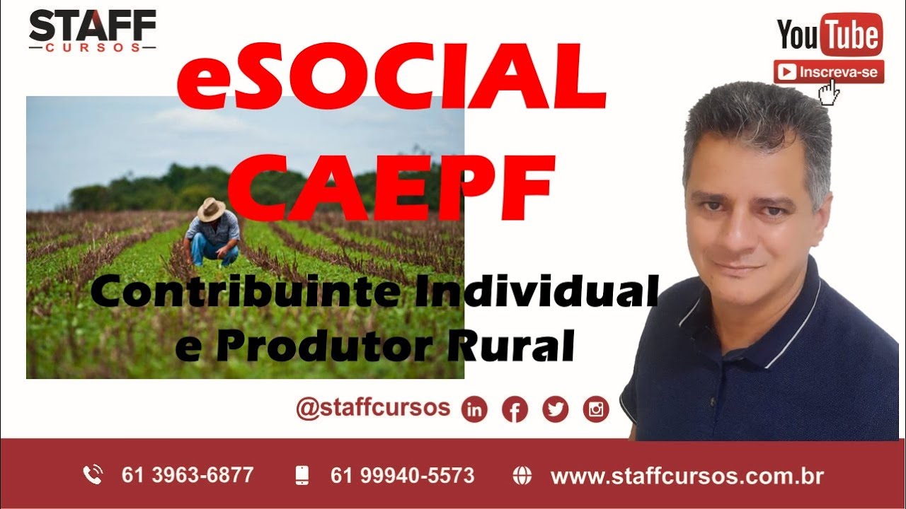 eSocial - Cadastro de Empregados no CAEPF #esocial #staffcursos  #deppessoal #folhapagamento