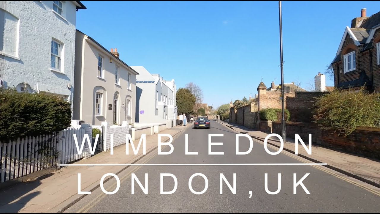 4K Wimbledon (London, UK) Car Drive