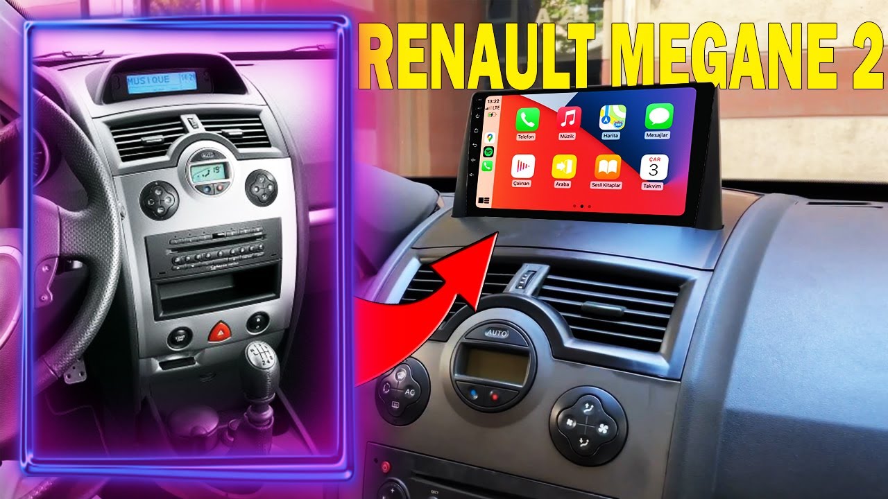 Renault Megane 2 Android Multimedya Sistemi 22-363