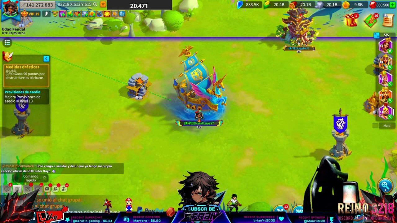 PELEA EN RUINAS, baulurs, GEMAS  - RISE OF KINGDOMS