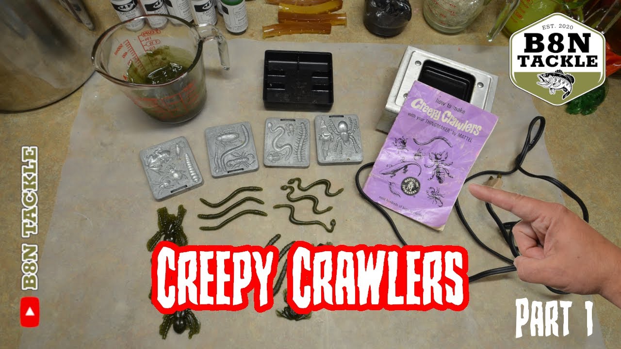 Making CREEPY CRAWLERS for Fishing! (Part 1)