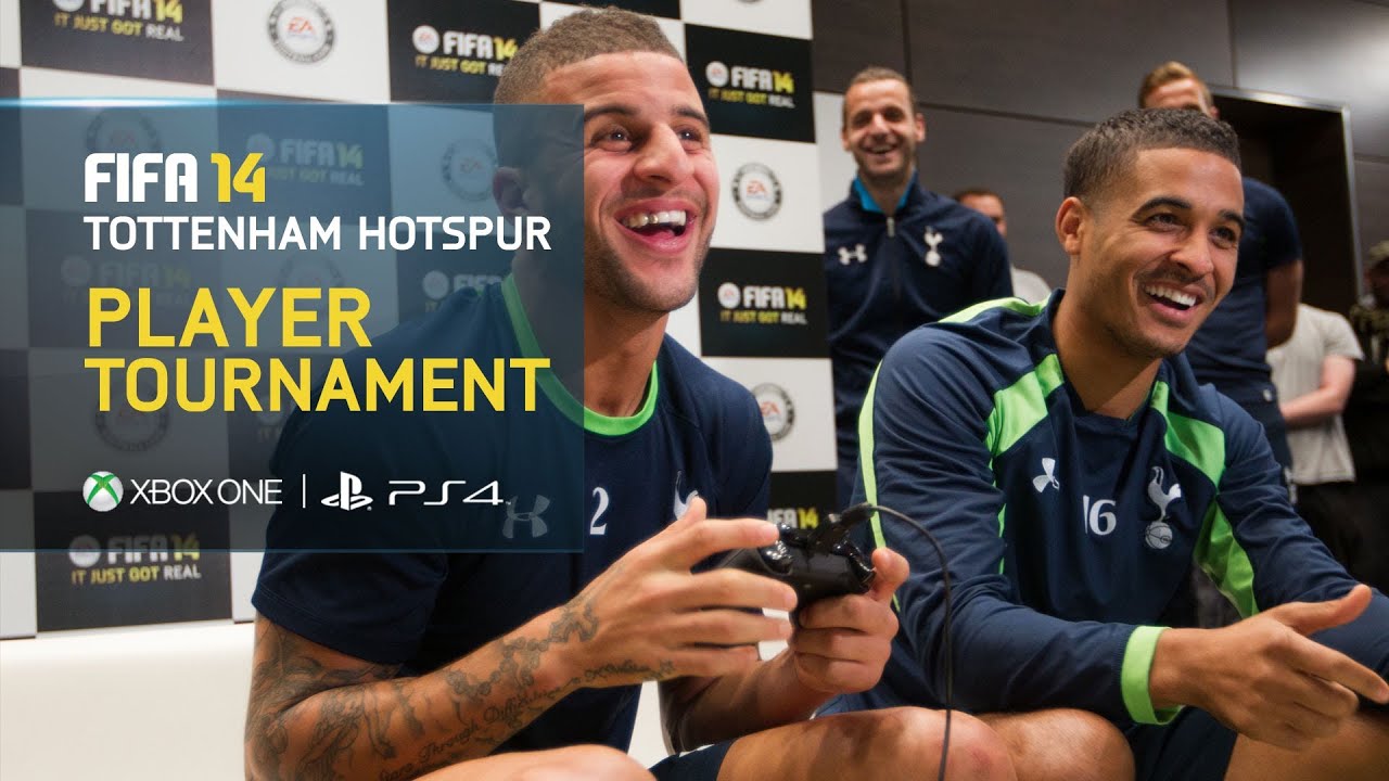 FIFA 14 - Tottenham Hotspur Player Tournament - Soldado, Walker, Naughton, Kane