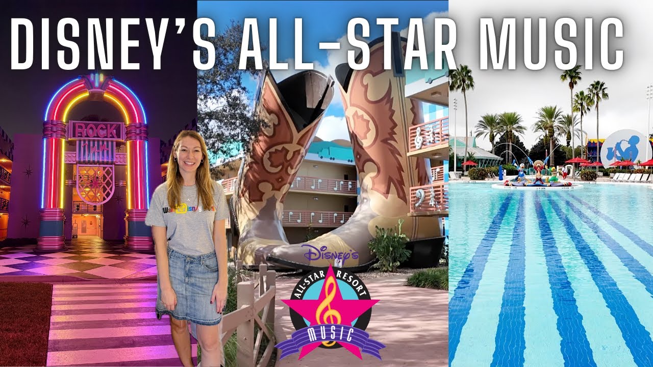 FULL TOUR of Disney's All Star Music Value Resort! Hotel, Pools & Room Tour l Walt Disney World Vlog