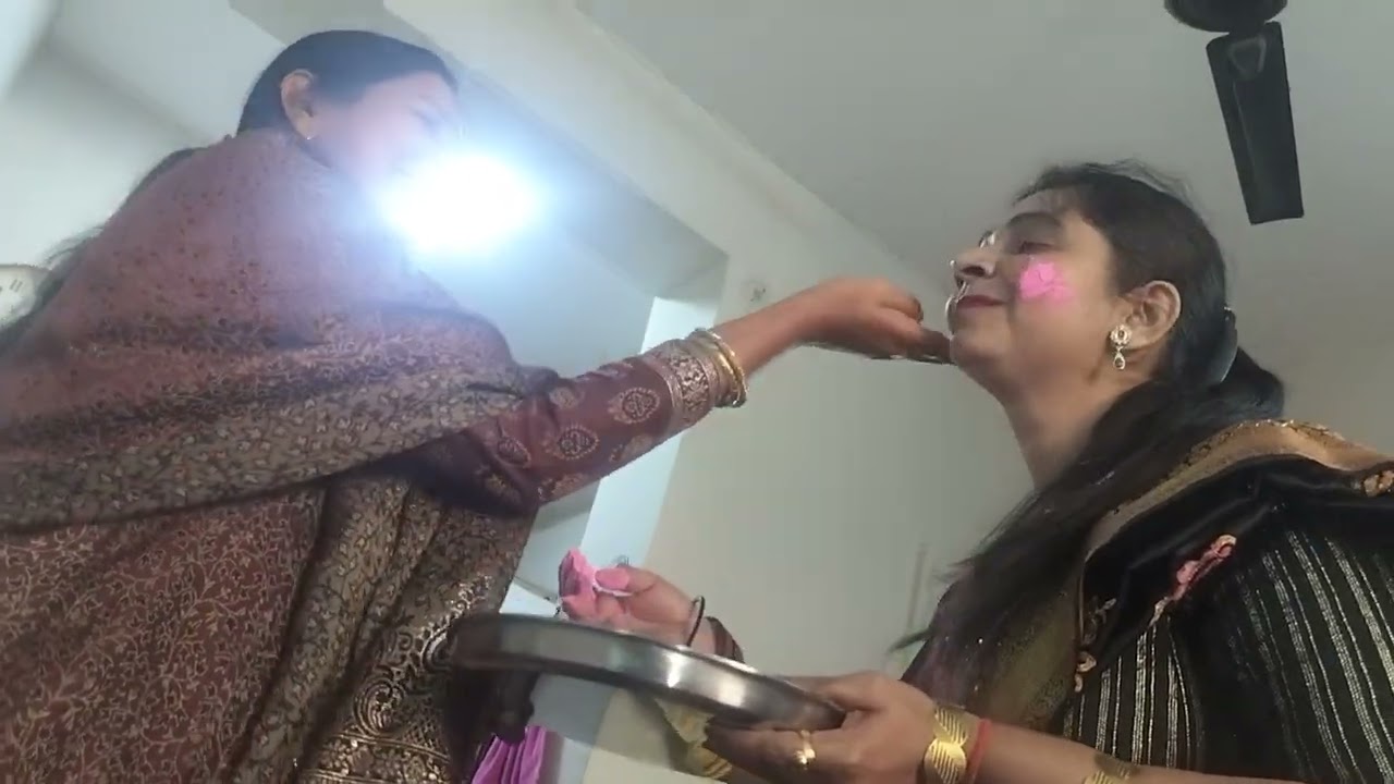 Vlog -10 ( Part -2)  #Aj karwaya society mee *KIRTAN*  #Pooja Manish Goel  #vlog #trendingshorts 