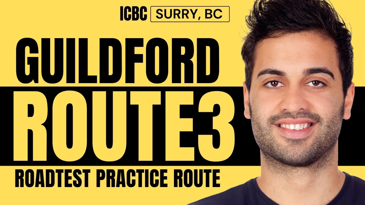 ICBC Surrey (Guildford) Driver's Test Route: (Part 3)