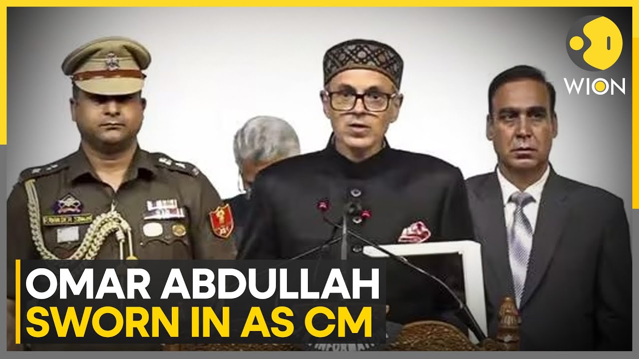 J&K: Omar Abdullah Takes Oath As Jammu And Kashmir CM | Latest News | WION