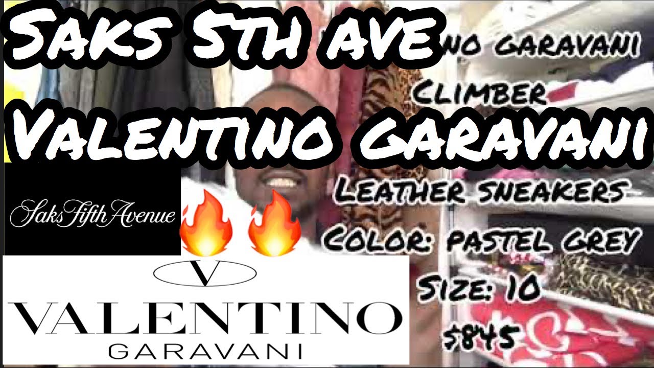 Saks 5th Avenue unboxing ft Valentino Garavani