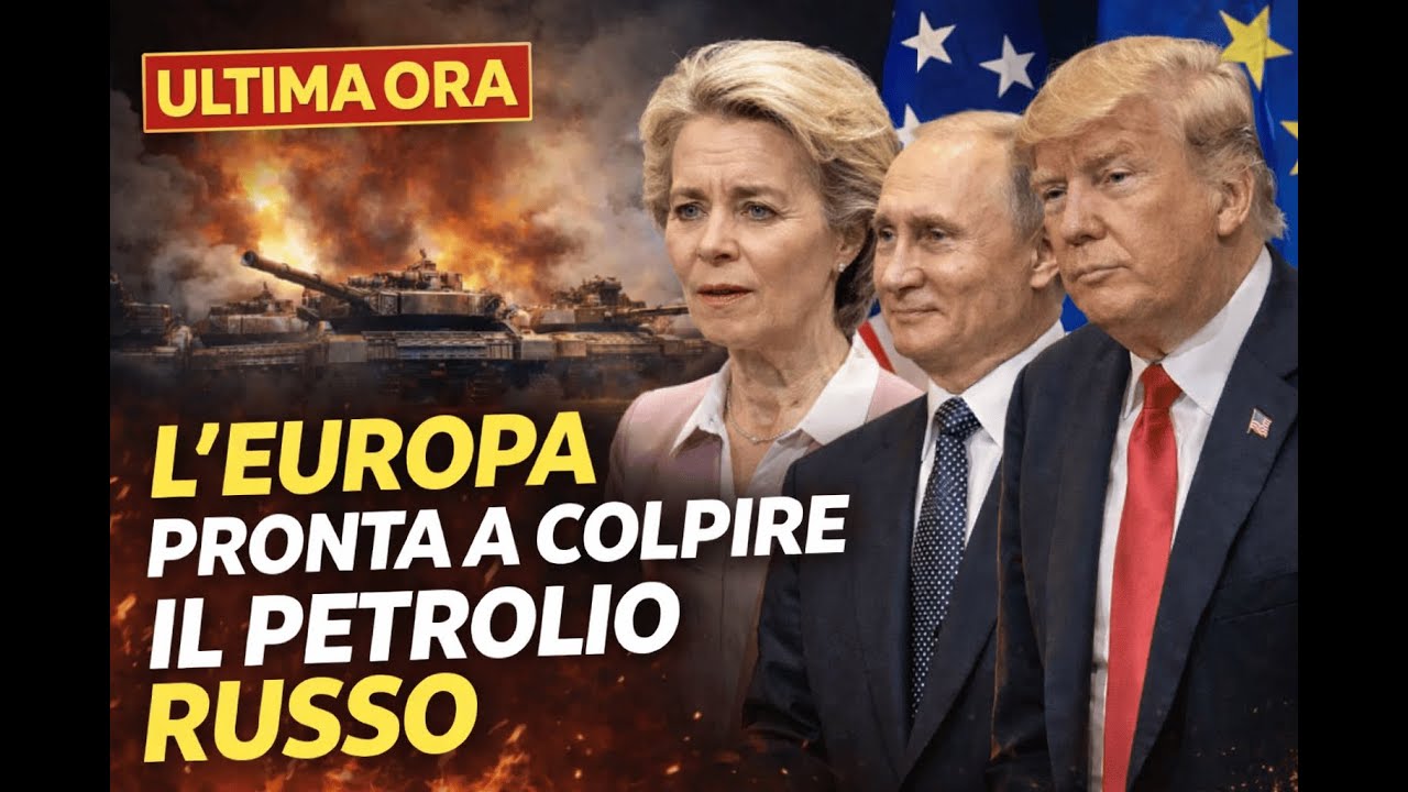 🔥L’EUROPA PRONTA A COLPIRE IL PETROLIO RUSSO