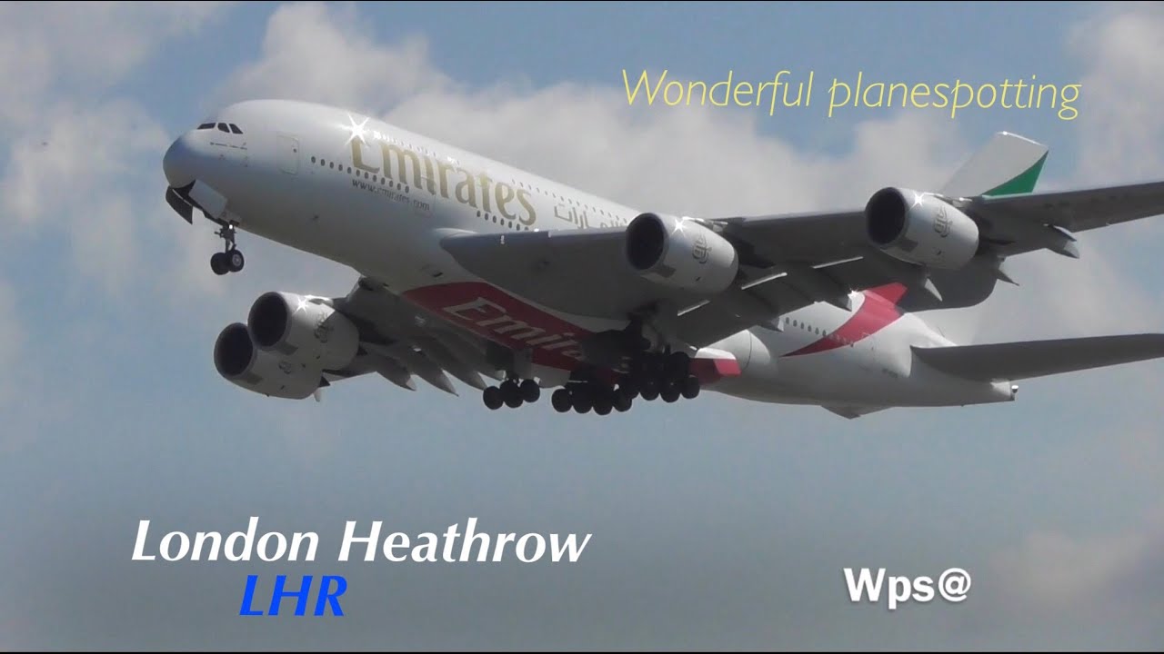 Summer Morning Heavy+ Takeoffs, RW27L, London Heathrow LHR, Plane Spotting