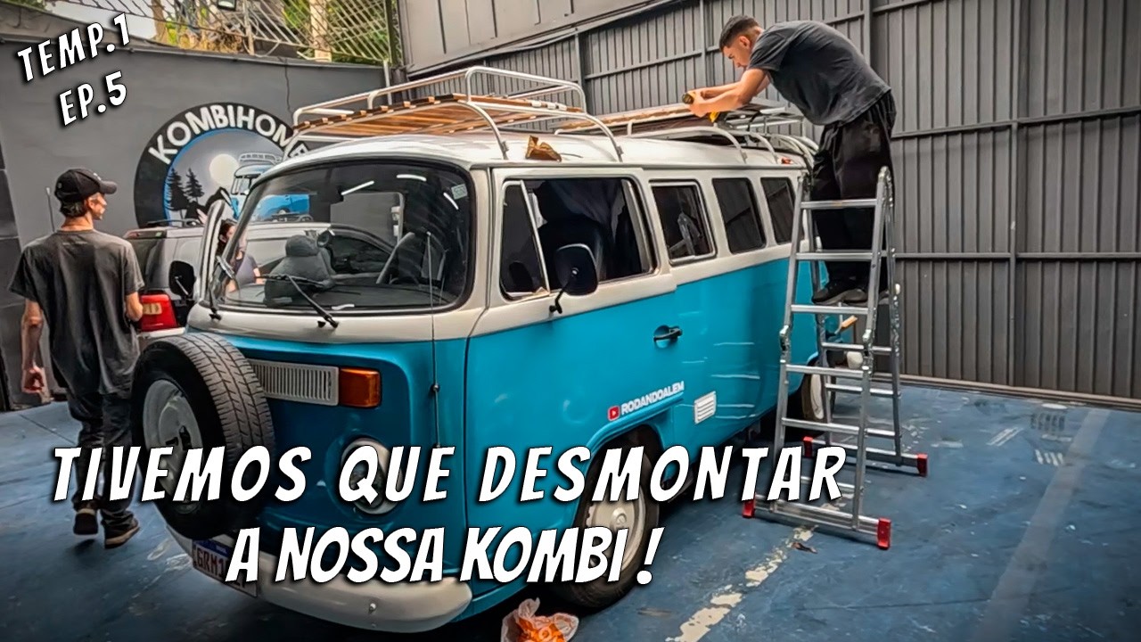 Nunca imaginamos DESMONTAR a Kombi nessa viagem