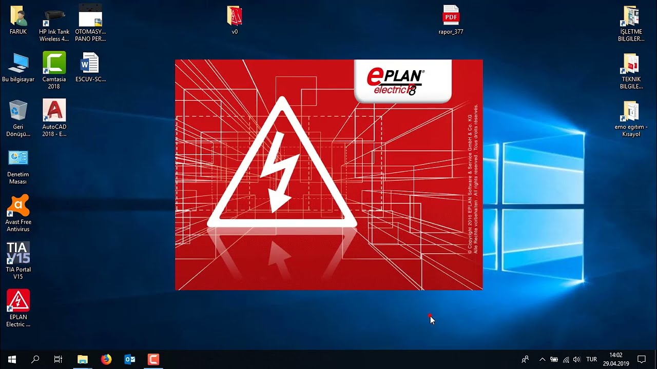 DERS 2 EPLAN KAPAK SAYFASI TASARIMI