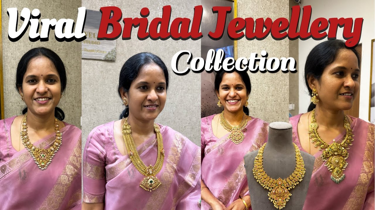 These Bridal Nakshi & Kundan Harams Went VIRAL 😍 | Dream Bridal Jewellery Collections #goldjewellery