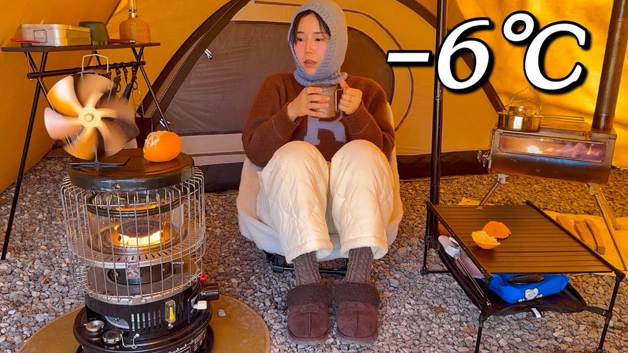 혹한의 겨울에 혼자 캠핑 가는 이유