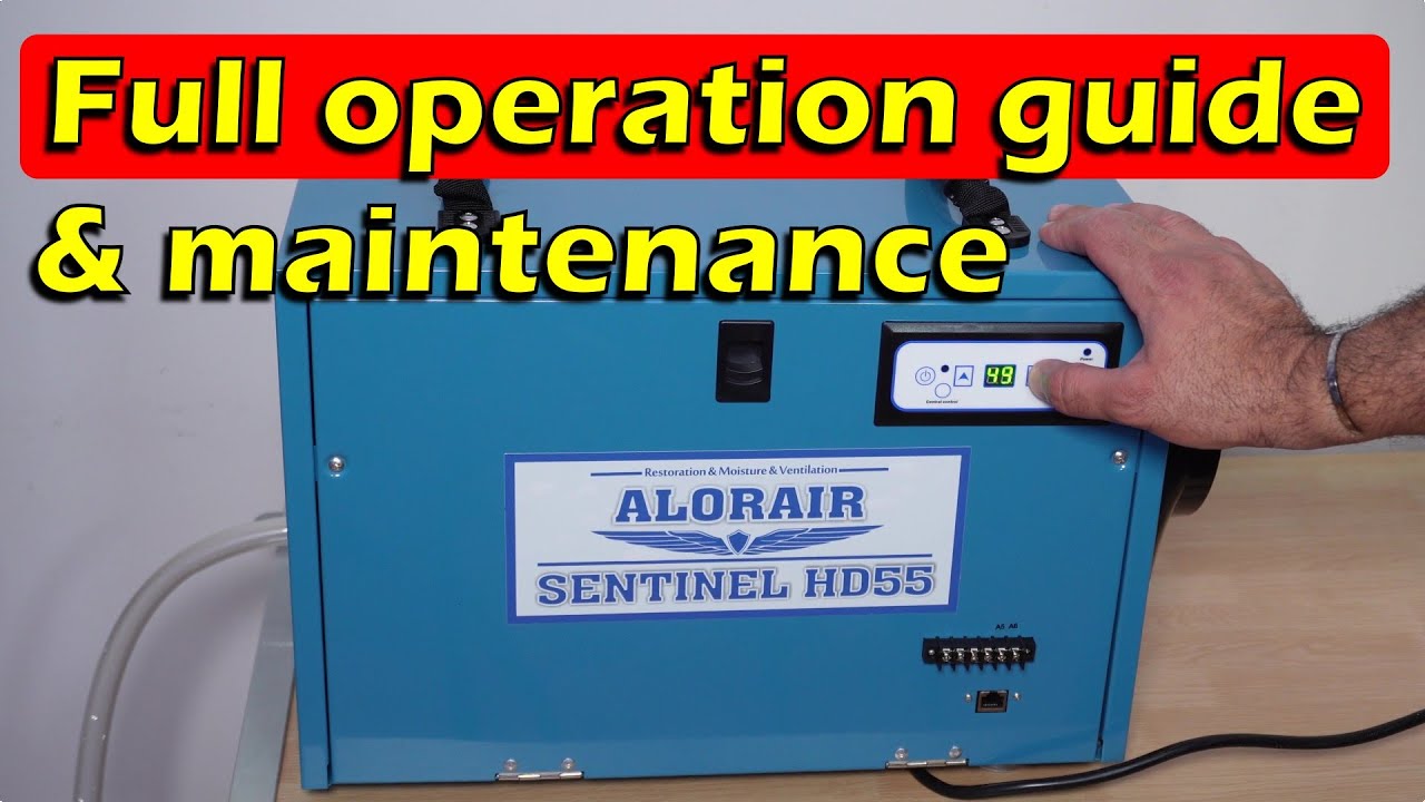 Обзор осушителя воздуха AlorAir Sentinel HD55, техническое обслуживание и полная инструкция по эк...