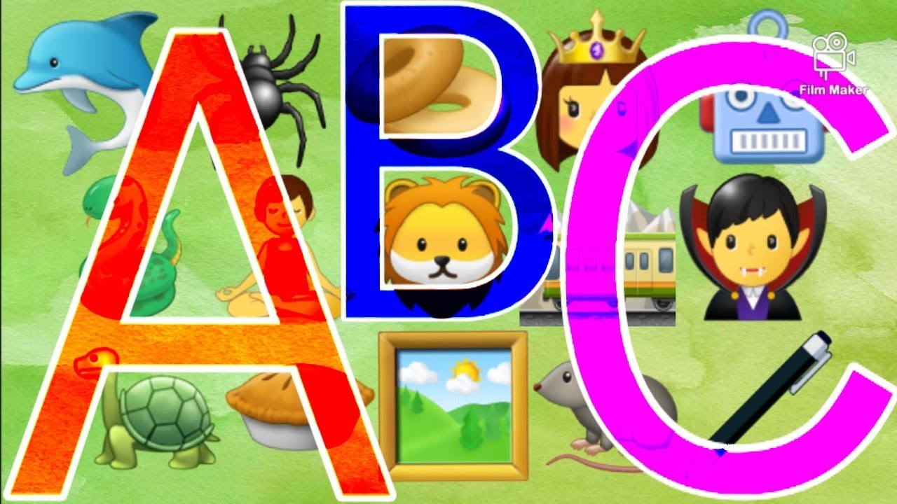 Apprendre l'alphabet en français avec trois mots facilement