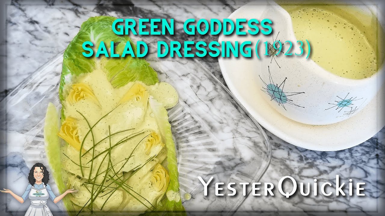 Was there really a Green Goddess? Here's the Story and the Timeless Recipe!