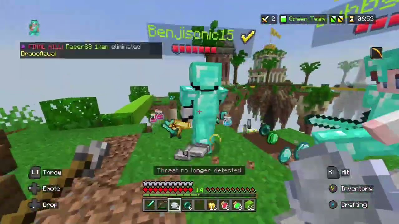Minecraft Bedwars Squad Win #44 