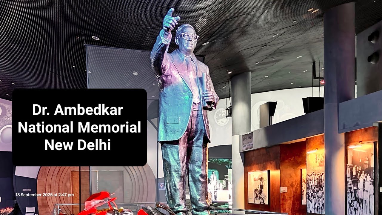DR. AMBEDKAR NATIONAL MEMORIAL NEW DELHI  #newdelhi #delhi #delhicapitals #ambedkar 