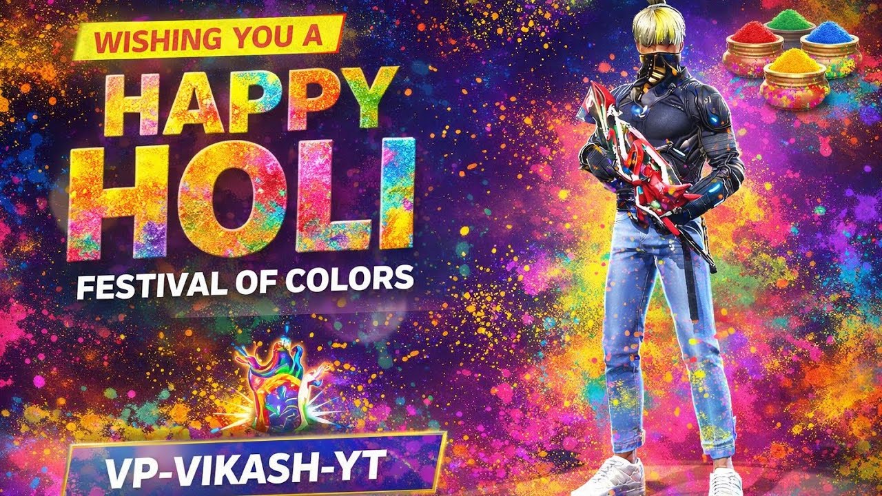 VP VIKASH YT is live♥️ happy holi ♥️🥀