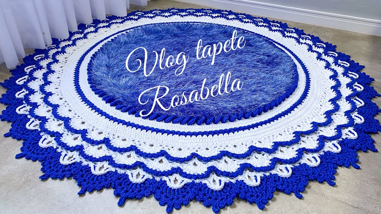 VLOG-Tapete Rosabella/Dicas/Rotina #MirianArtesemCrochê #MirianLima