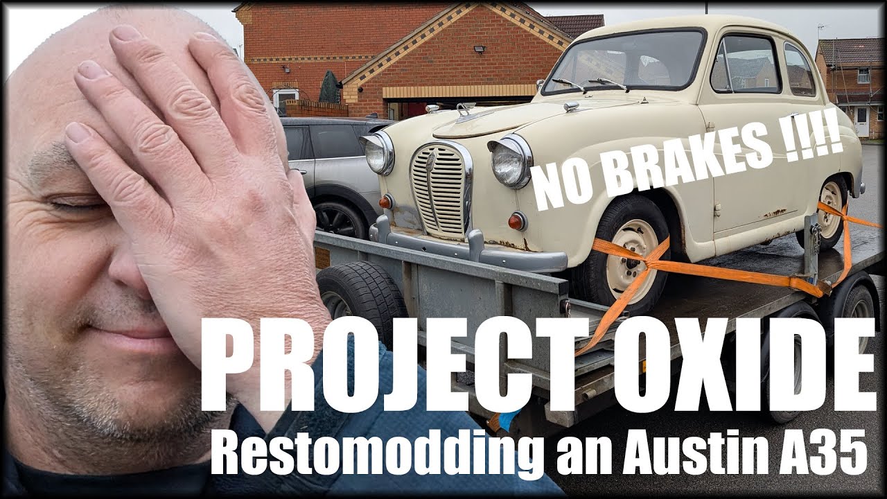 Project Oxide. Pt.1 NO BRAKES !!!!! Austin A30 A35 restoration