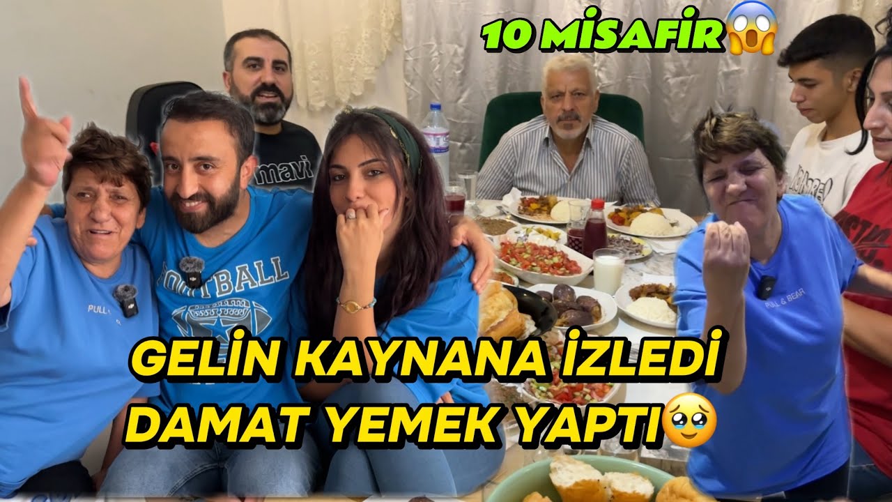 GELİN KAYNANA YATIYOR, DAMAT ÇALIŞIYOR 😀