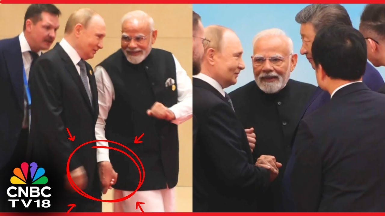 WATCH: Hand in Hand - Modi and Putin Welcome Xi Jinping at the Sidelines of SCO Summit 2025 | N18G