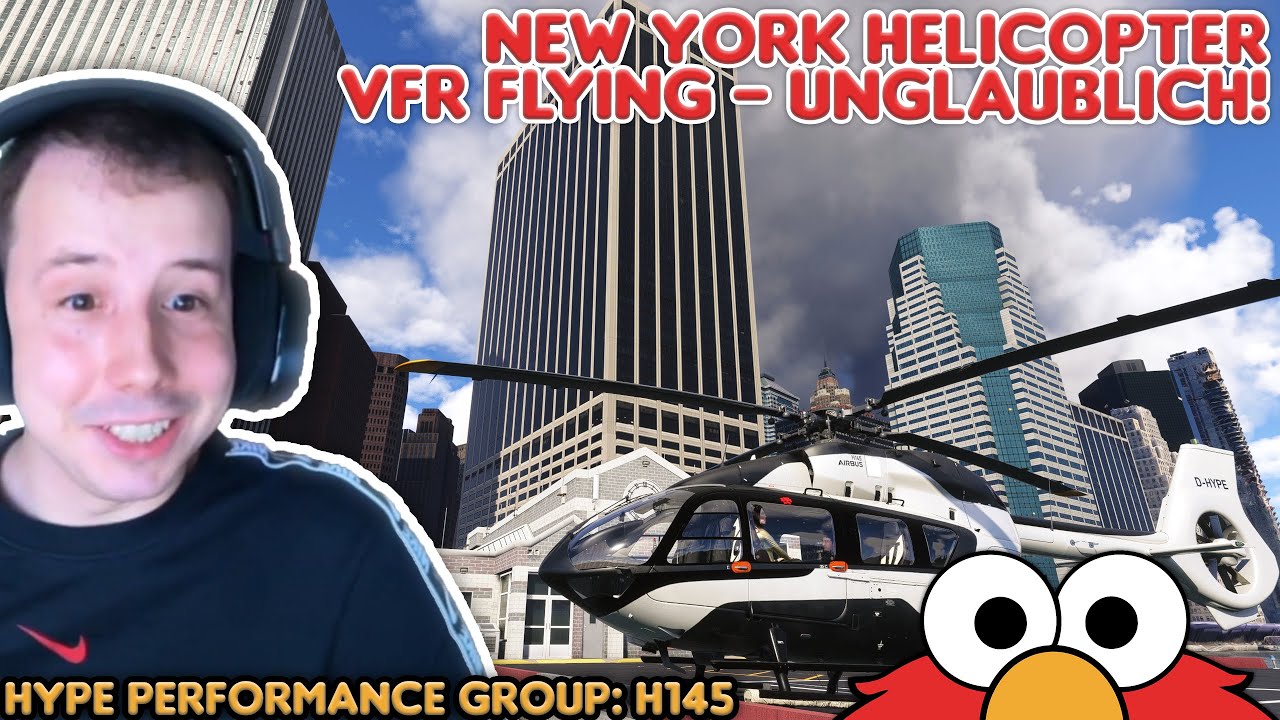 NEW YORK! HELICOPTER VFR IN THEEESE UNITED STATES 🦅🚁 H145 AUF DEM HUDSON RIVER
