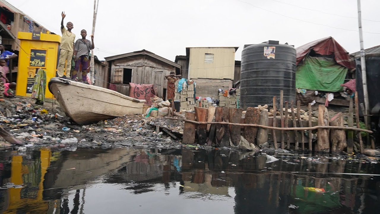Makoko City on the Lagoon