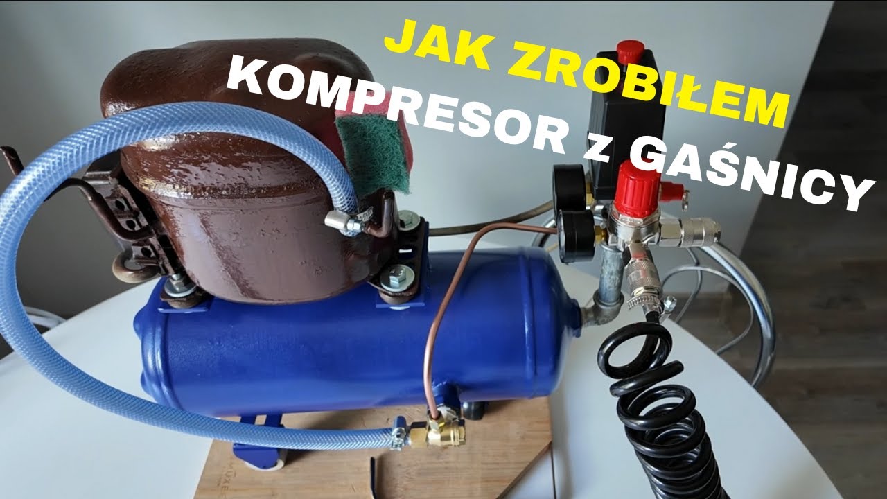 Jak zrobiłem kompresor do aerografu.