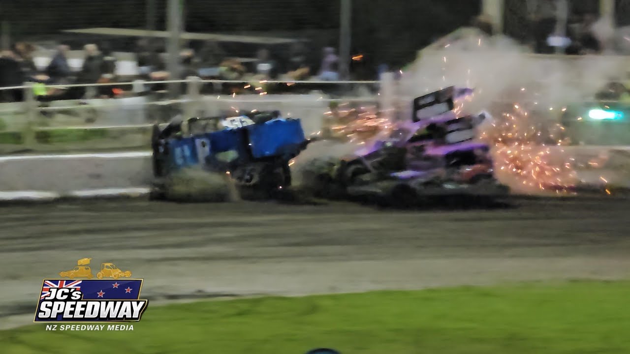 Qualifying highlights  - NZ Stockcar Teams Championship - Paradise Valley Speedway - 6/3/26