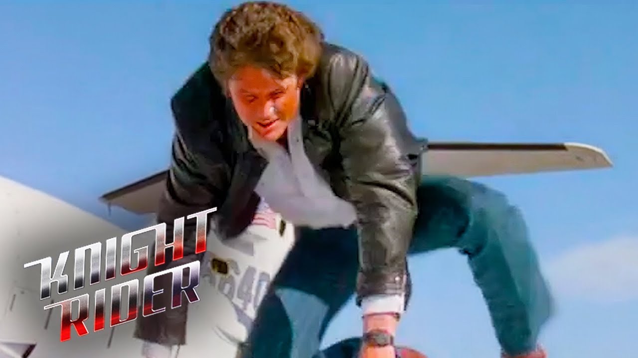 Michael Tries to Stop the Plane | Knight Rider