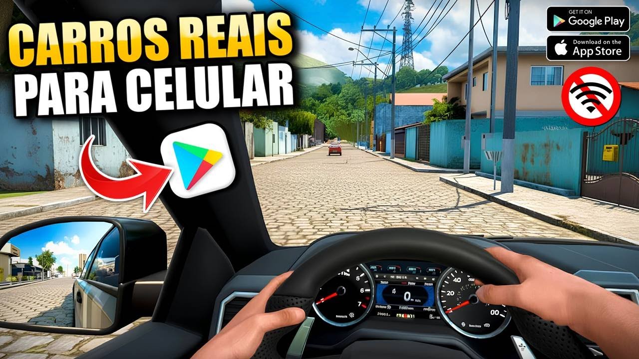 TOP MELHORES JOGOS & SIMULADORES DE CARRO PARA CELULAR ANDROID ATUALIZADO 2026 ✅
