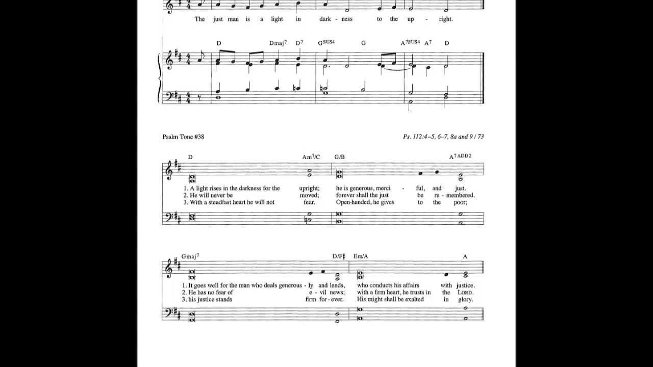 Psalm 112: The Just Man Is A Light (Guimont)