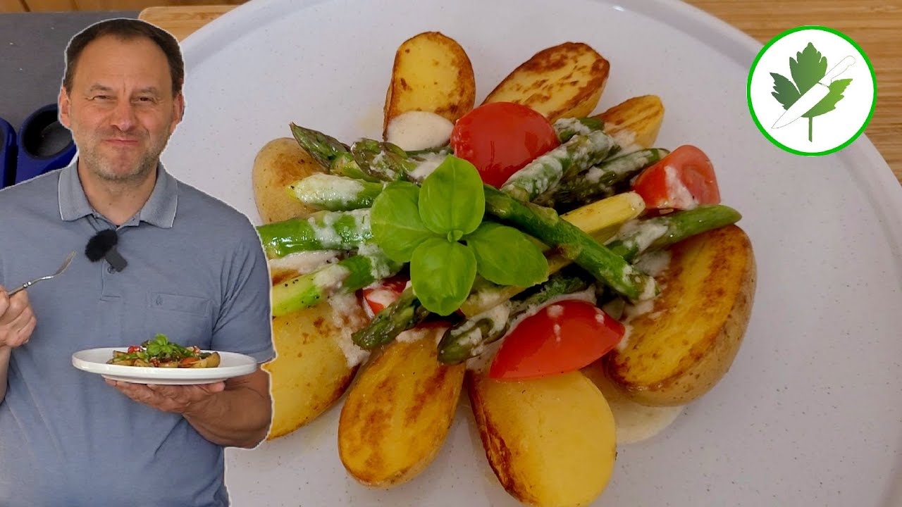 Kein Stress, viel Geschmack 👉 Grüner Spargel mit simpler Buttersoße