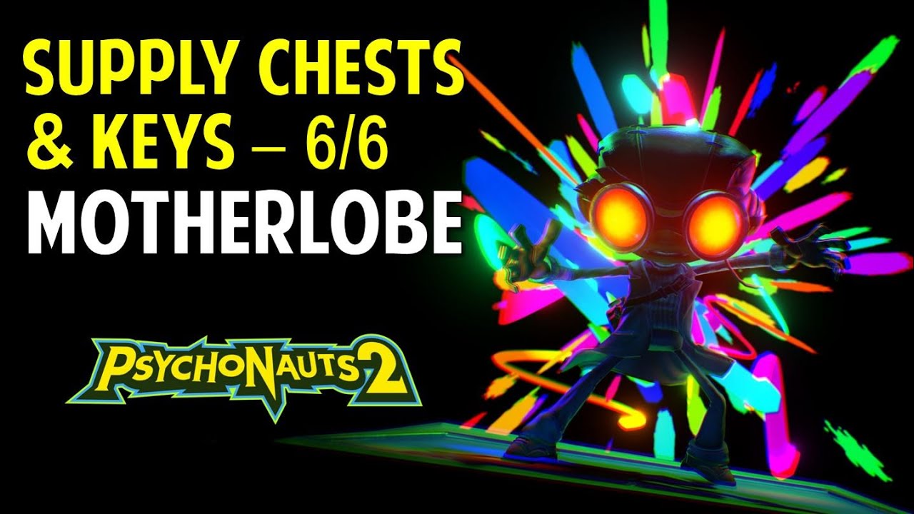 The Motherlobe: All Supply Chests and Keys Locations | Psychonauts 2 (Collectibles Guide)